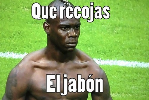 Que recojas el jabon